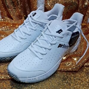 Prince White Advantage Lite Tennis/Picketball Performance Sneakers